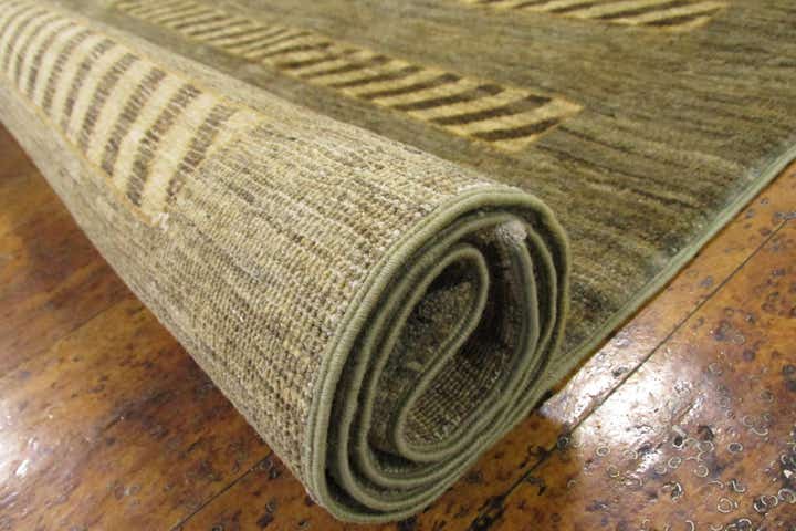 3' 11 x 5' 10 Hand Knotted Modern Ziegler Oriental Rug