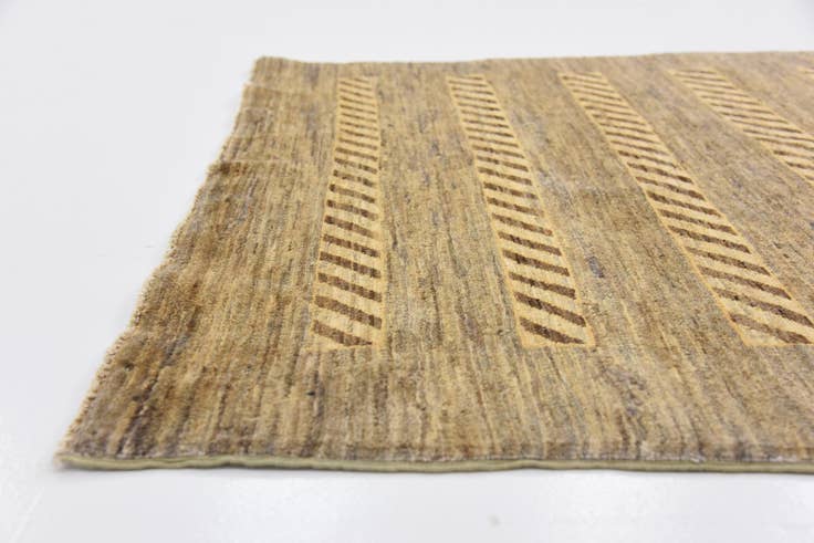 Detail image of 3' 11 x 5' 10 Hand Knotted Modern Ziegler Oriental Rug