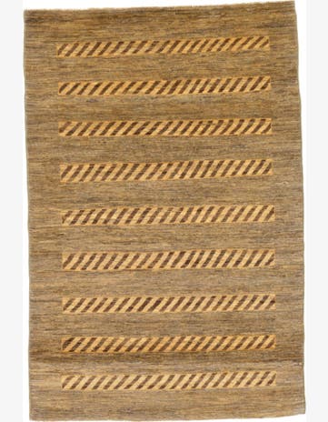 3' 11 x 5' 10 Hand Knotted Modern Ziegler Oriental Rug