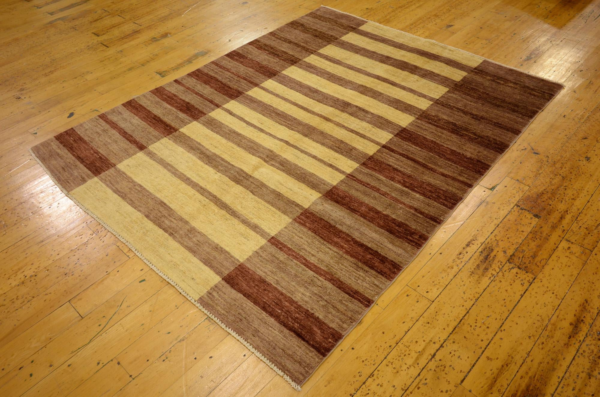 5' x 6' Hand Knotted Modern Ziegler Oriental Rug