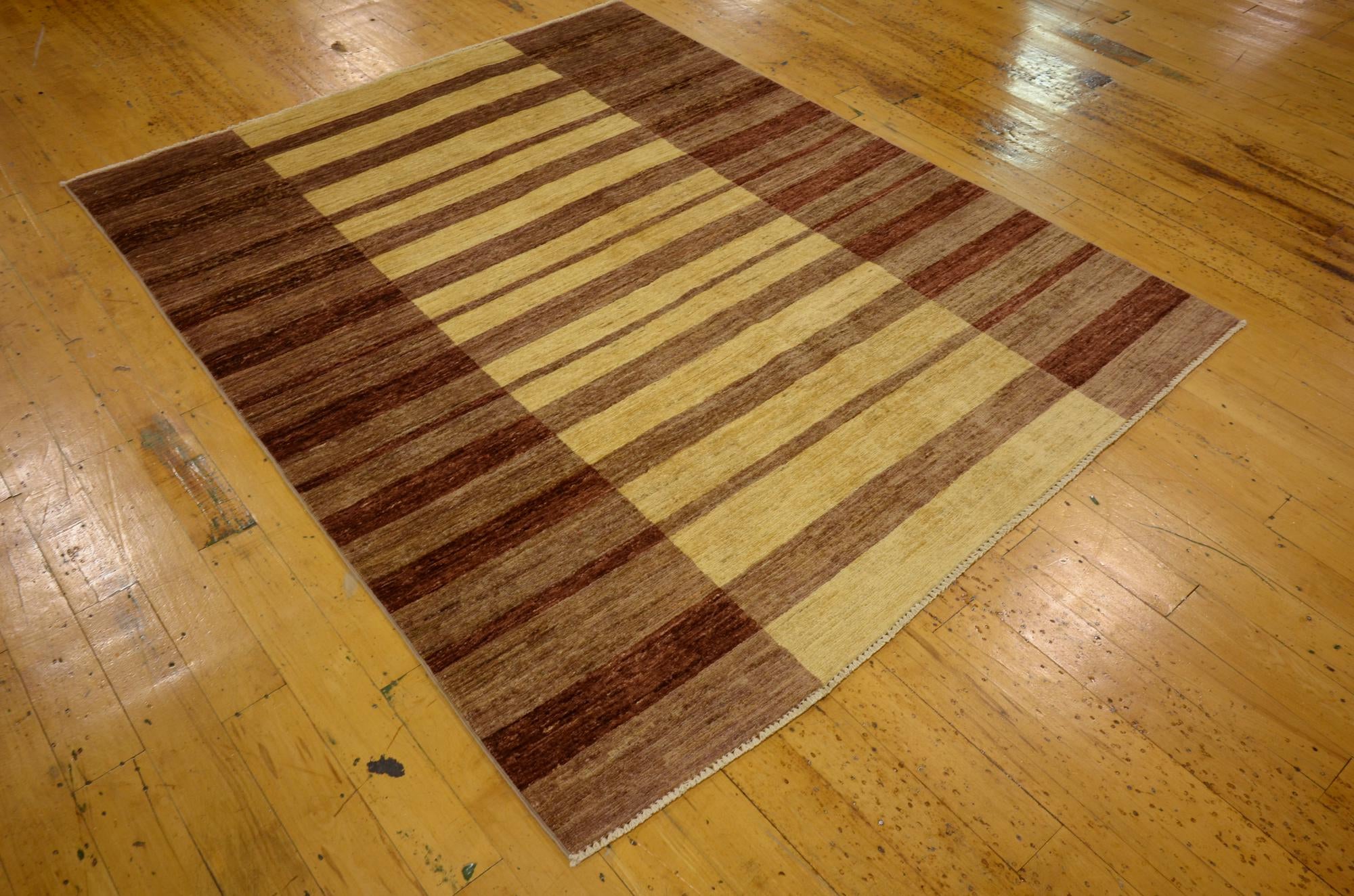 5' x 6' Hand Knotted Modern Ziegler Oriental Rug