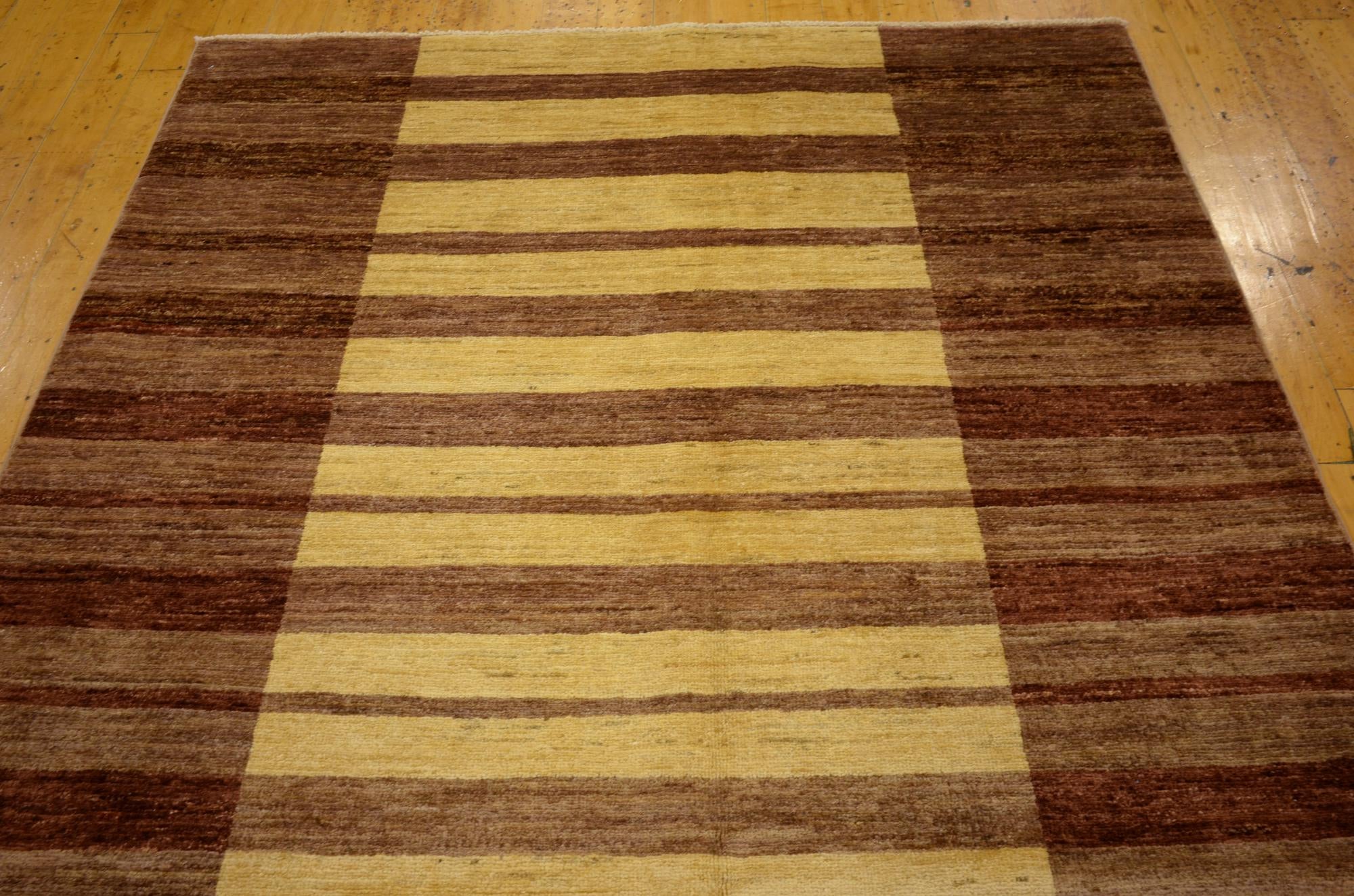 5' x 6' Hand Knotted Modern Ziegler Oriental Rug