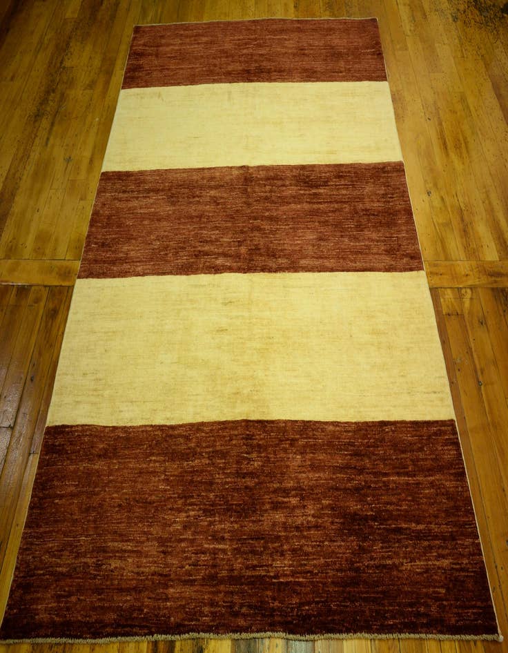 Detail image of 5' 4 x 7'  Hand Knotted Modern Ziegler Oriental Rug