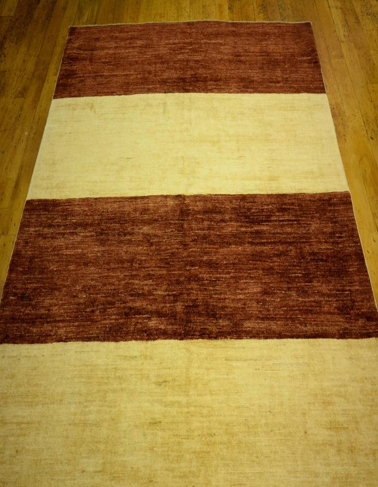 Detail image of 5' 4 x 7'  Hand Knotted Modern Ziegler Oriental Rug