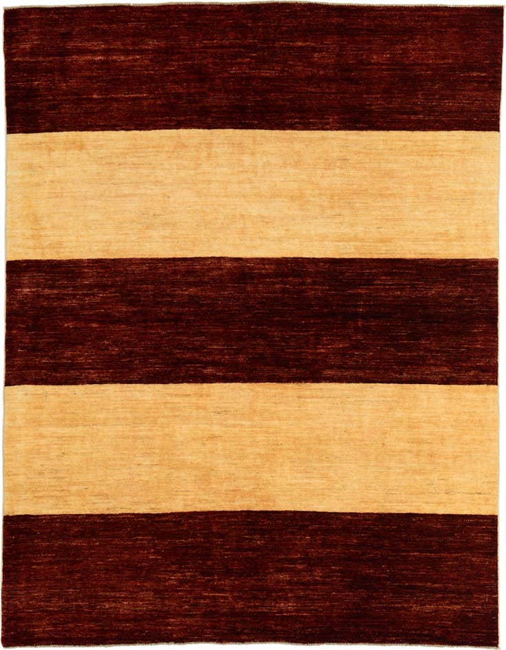 Detail image of 5' 4 x 7' Hand Knotted Modern Ziegler Oriental Rug