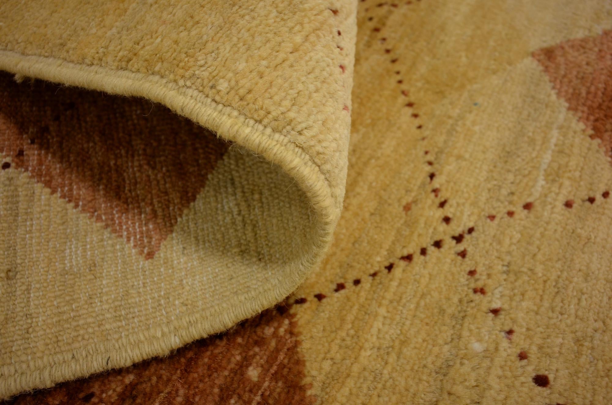 4' 9 x 6' Hand Knotted Modern Ziegler Oriental Rug