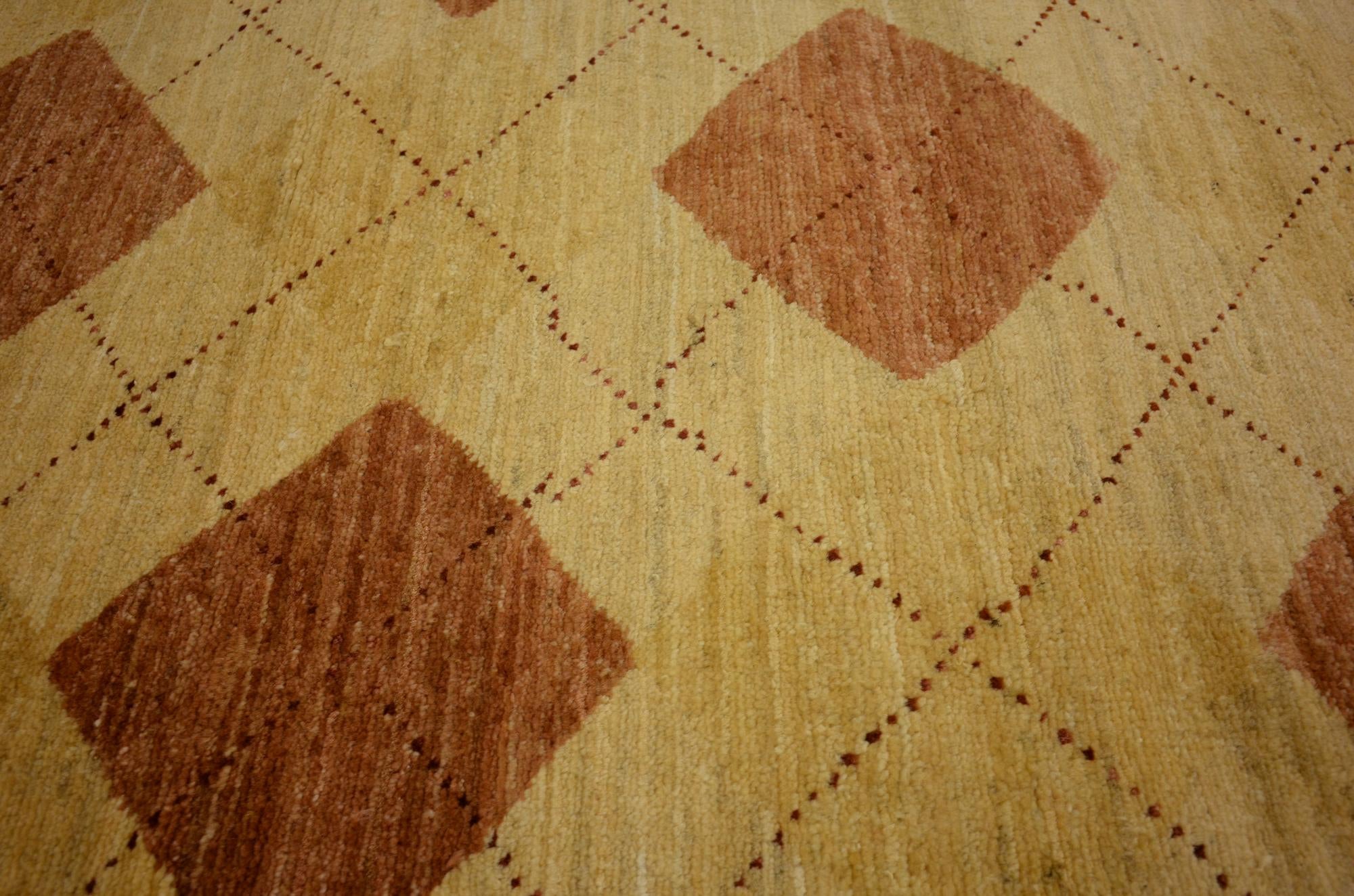 4' 9 x 6' Hand Knotted Modern Ziegler Oriental Rug