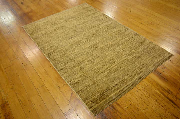 3' 11 x 5' 9 Hand Knotted Modern Ziegler Oriental Rug