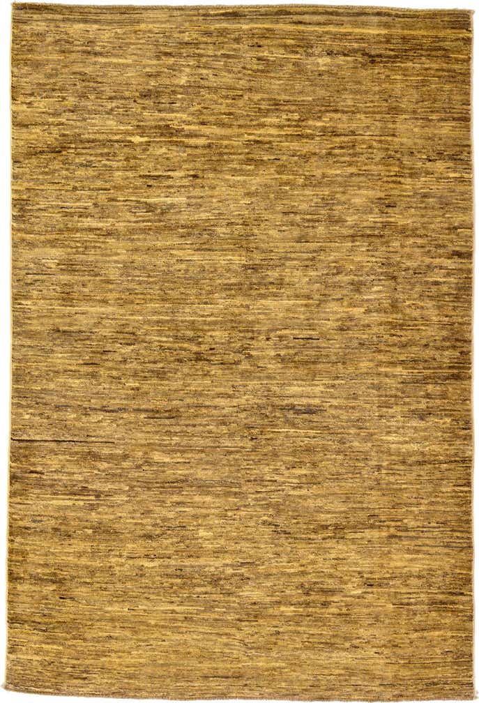 3' 11 x 5' 9 Hand Knotted Modern Ziegler Oriental Rug