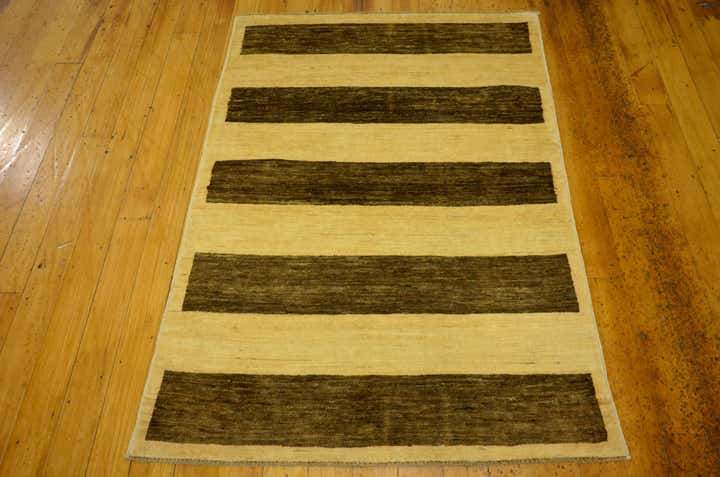 3' 3 x 4' 7 Hand Knotted Modern Ziegler Oriental Rug