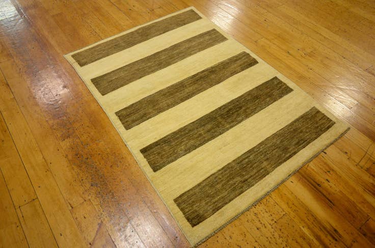 Detail image of 3' 3 x 4' 7 Hand Knotted Modern Ziegler Oriental Rug