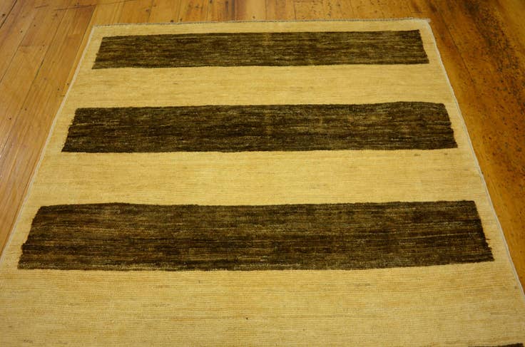 Detail image of 3' 3 x 4' 7 Hand Knotted Modern Ziegler Oriental Rug