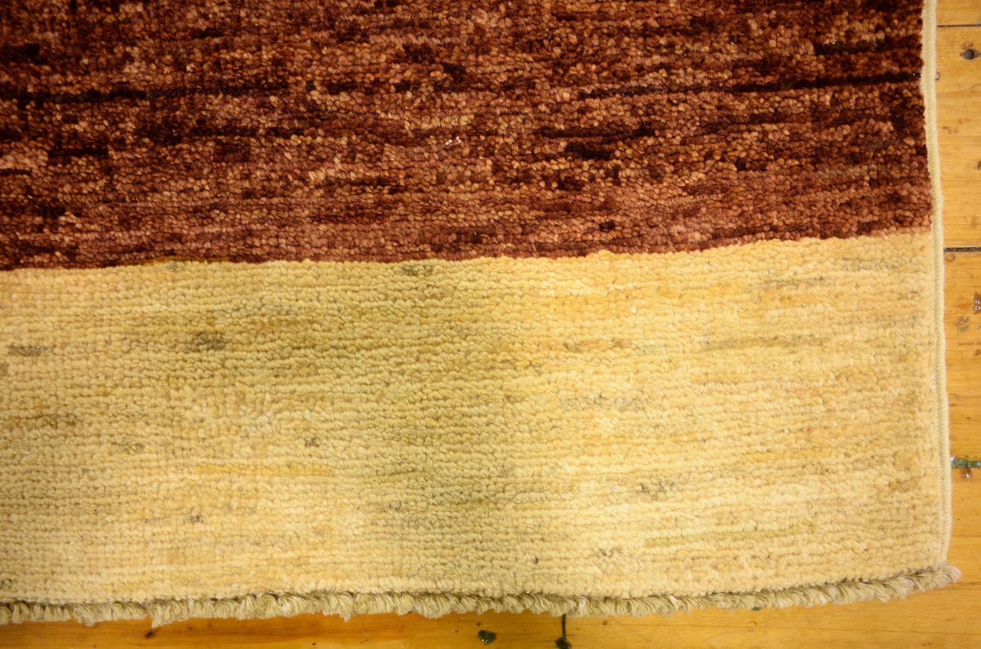 3' 5 x 4' 9 Hand Knotted Modern Ziegler Oriental Rug