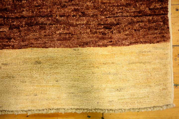3' 5 x 4' 9 Hand Knotted Modern Ziegler Oriental Rug