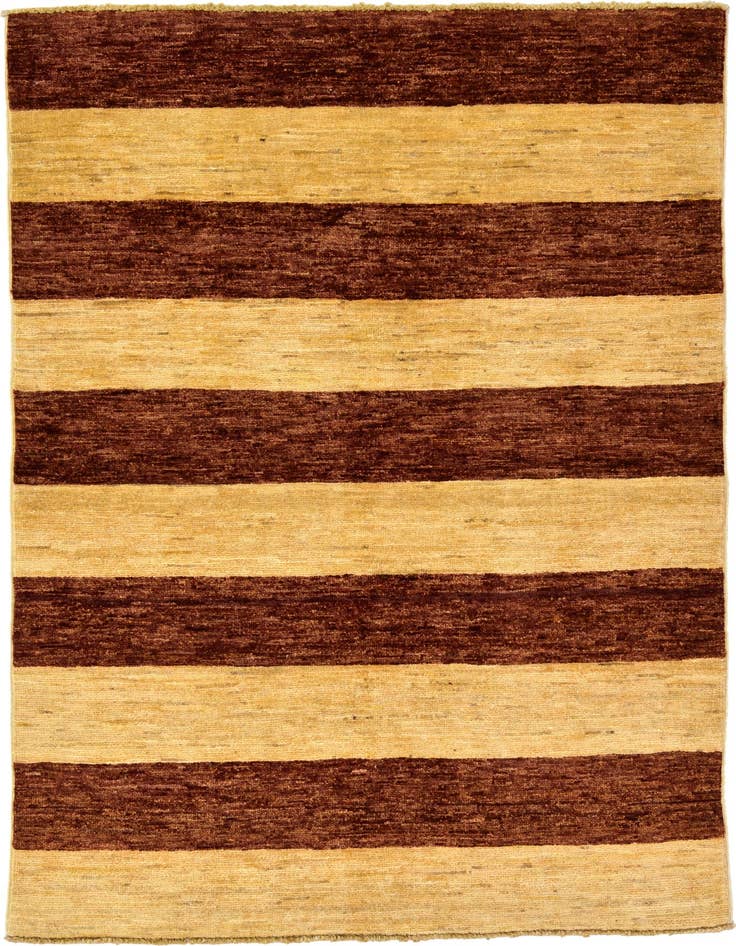 Detail image of 3' 5 x 4' 9 Hand Knotted Modern Ziegler Oriental Rug