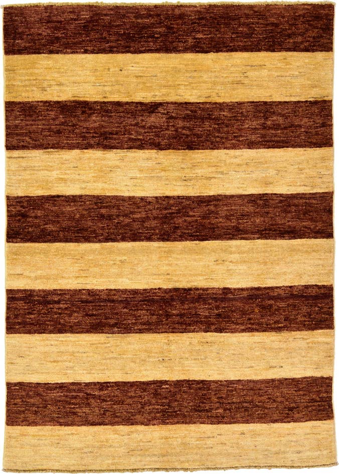 Detail image of 3' 5 x 4' 9 Hand Knotted Modern Ziegler Oriental Rug