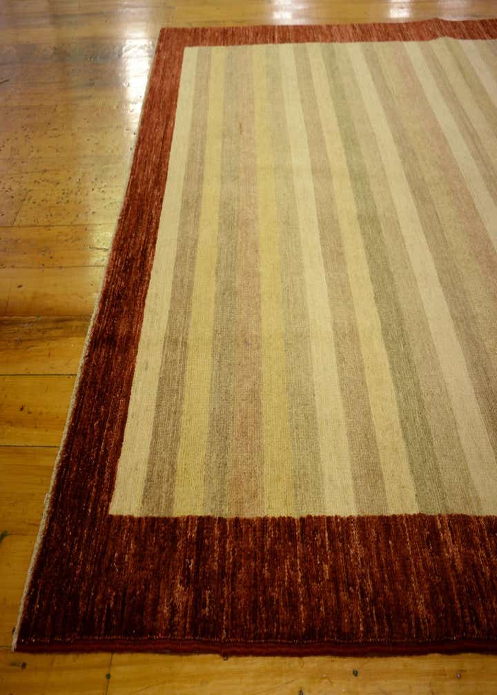 4' 1 x 6' 7 Hand Knotted Modern Ziegler Oriental Rug