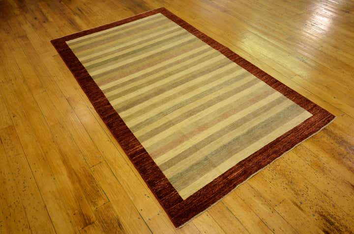 4' 1 x 6' 7 Hand Knotted Modern Ziegler Oriental Rug