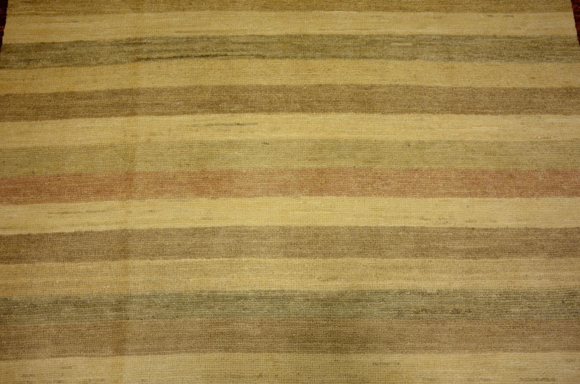 4' 1 x 6' 7 Hand Knotted Modern Ziegler Oriental Rug