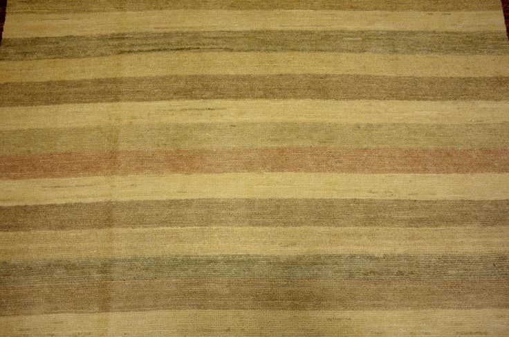 Detail image of 4' 1 x 6' 7 Hand Knotted Modern Ziegler Oriental Rug