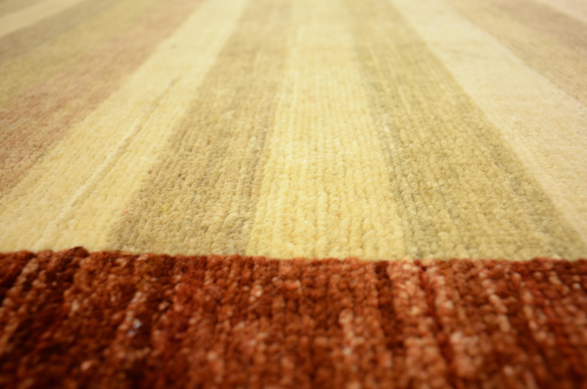 4' 1 x 6' 7 Hand Knotted Modern Ziegler Oriental Rug