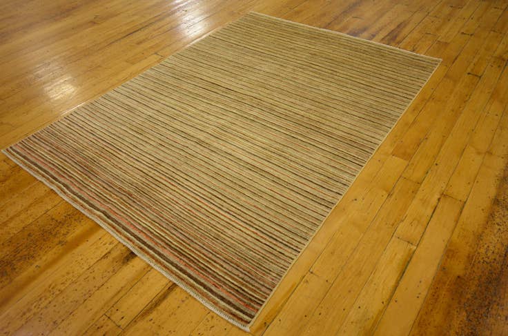 Detail image of 4' 9 x 6' 6 Hand Knotted Modern Ziegler Oriental Rug