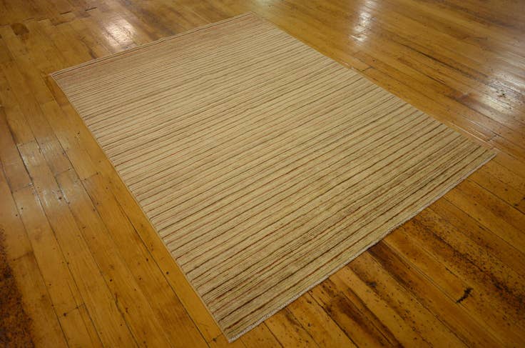 Detail image of 4' 9 x 6' 6 Hand Knotted Modern Ziegler Oriental Rug