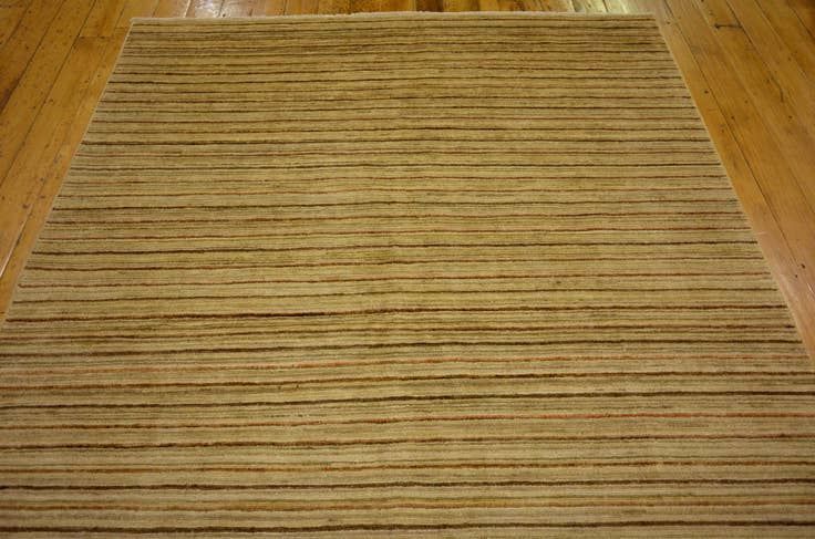 Detail image of 4' 9 x 6' 6 Hand Knotted Modern Ziegler Oriental Rug