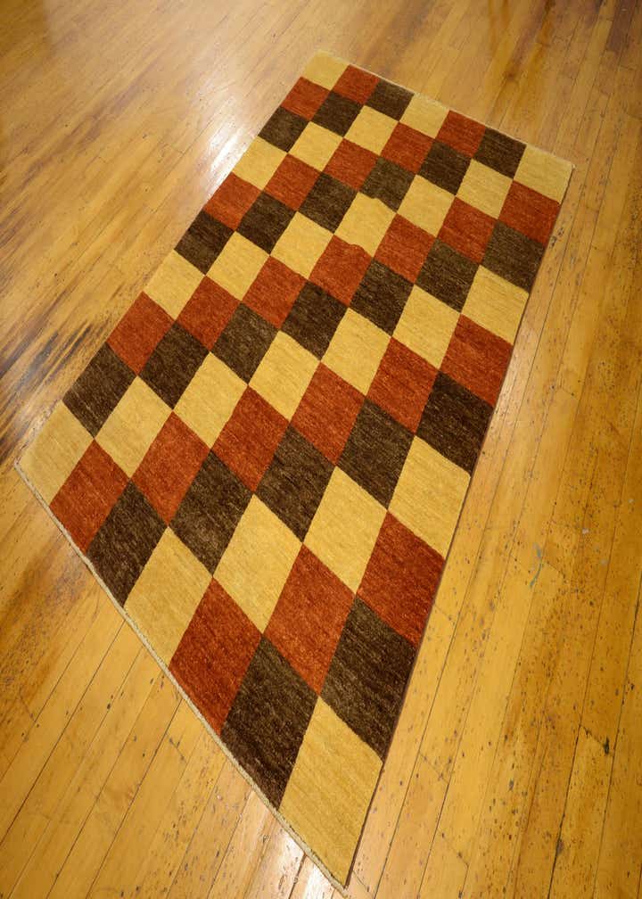 4' 11 x 6' 8 Hand Knotted Modern Ziegler Oriental Rug