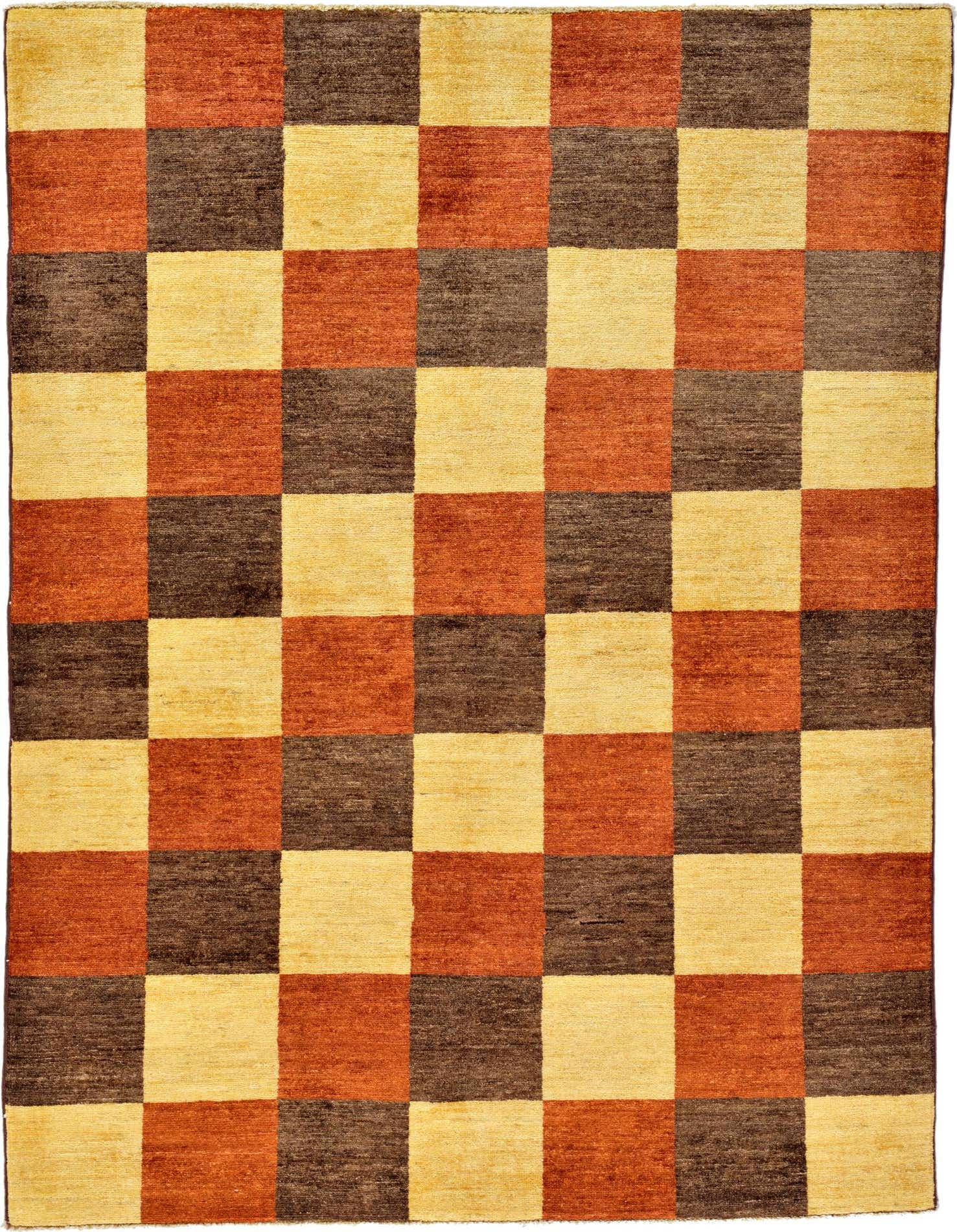 4' 11 x 6' 8 Hand Knotted Modern Ziegler Oriental Rug