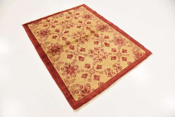 3' 9 x 4' 10 Hand Knotted Modern Ziegler Rug