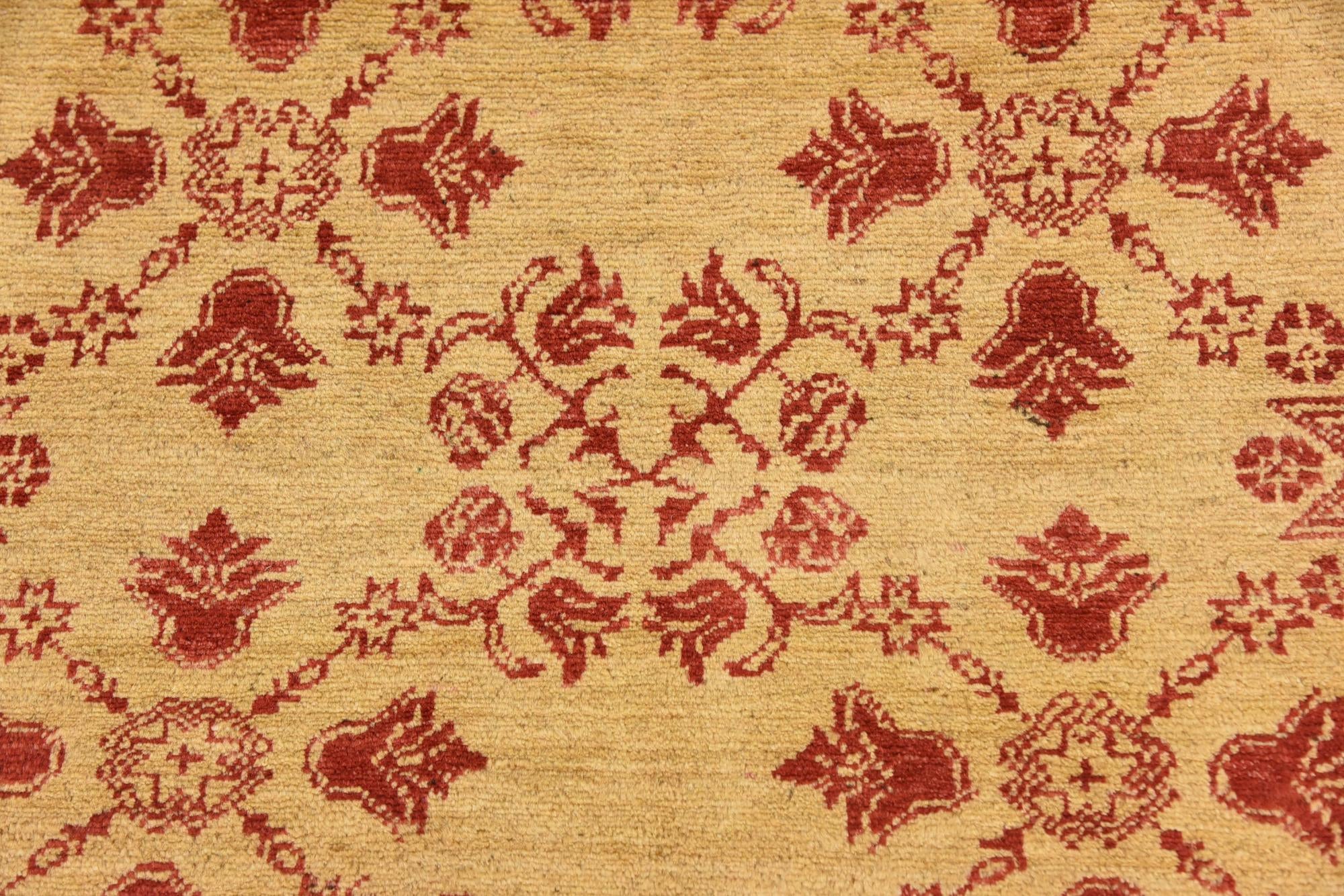 3' 9 x 4' 10 Hand Knotted Modern Ziegler Rug