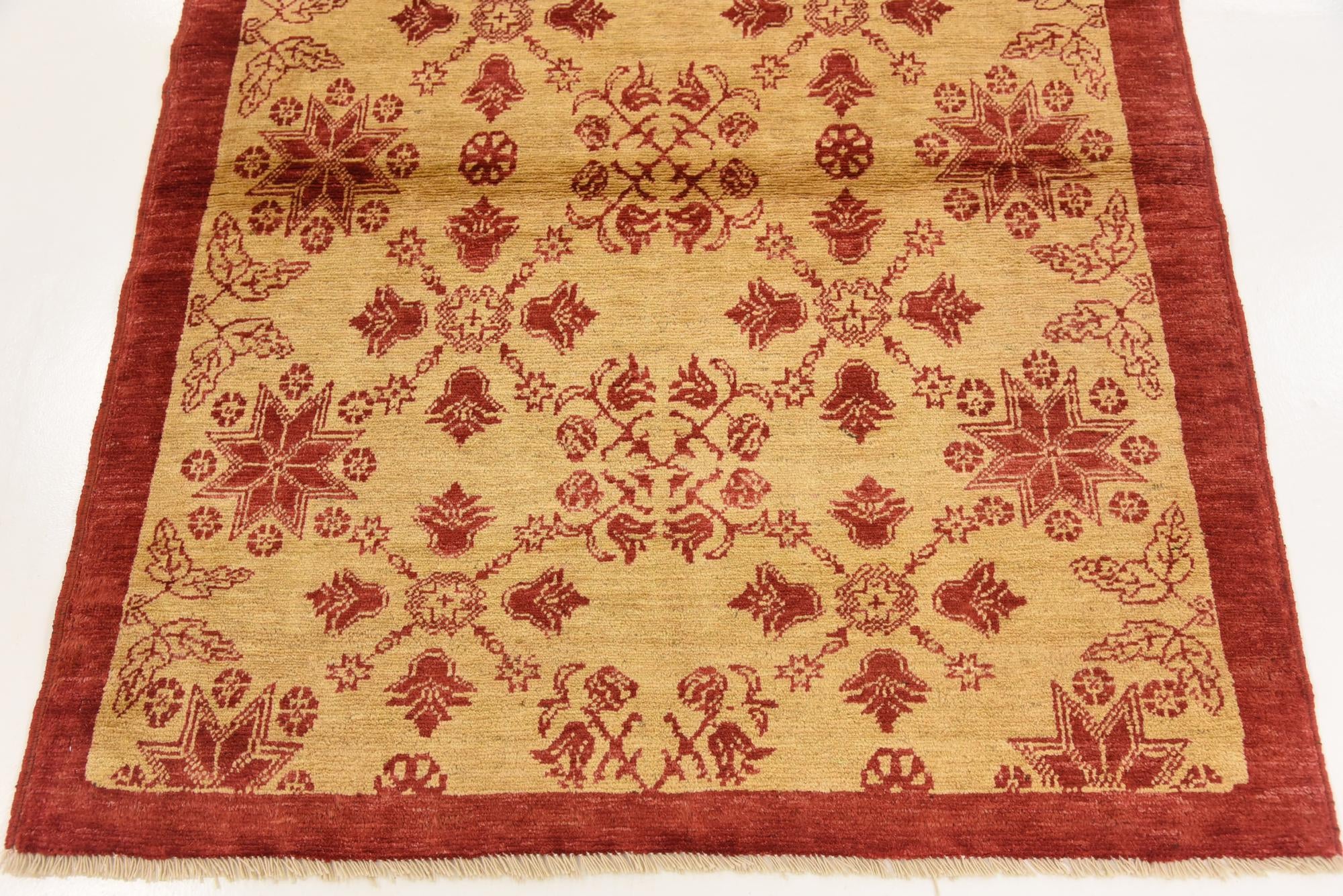 3' 9 x 4' 10 Hand Knotted Modern Ziegler Rug