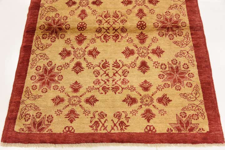 3' 9 x 4' 10 Hand Knotted Modern Ziegler Rug