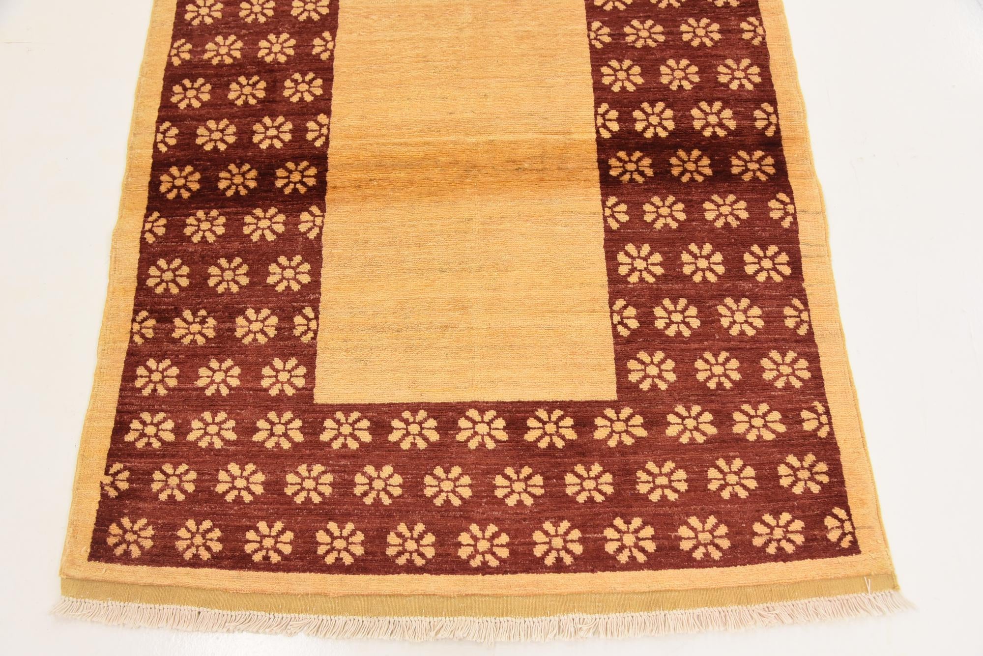3' 6 x 4' 7 Hand Knotted Modern Ziegler Rug