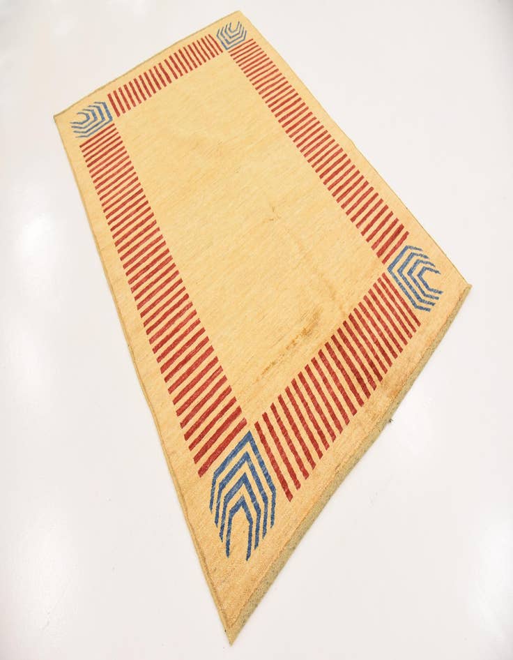 Detail image of 4' 5 x 6' 4 Hand Knotted Modern Ziegler Rug