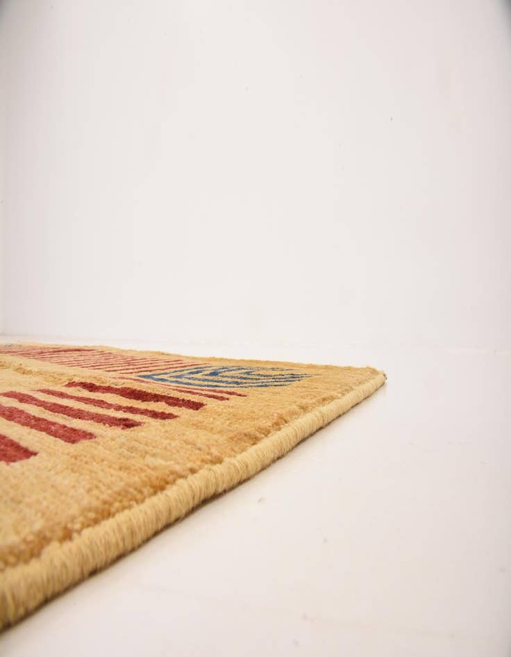 Detail image of 4' 5 x 6' 4 Hand Knotted Modern Ziegler Rug