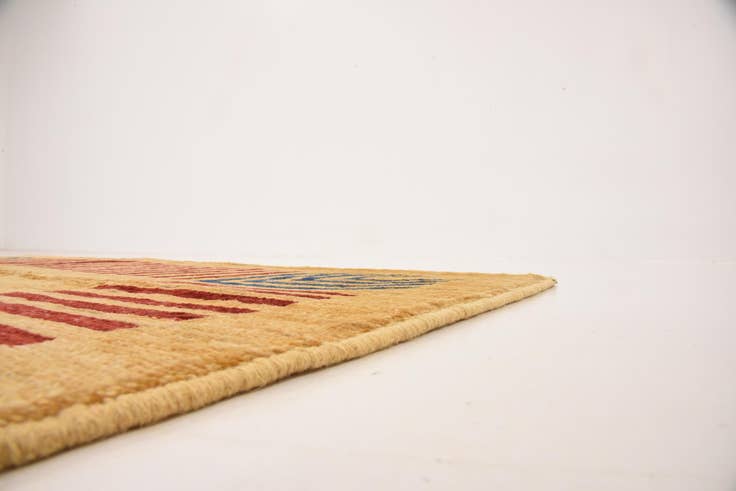 Detail image of 4' 5 x 6' 4 Hand Knotted Modern Ziegler Rug