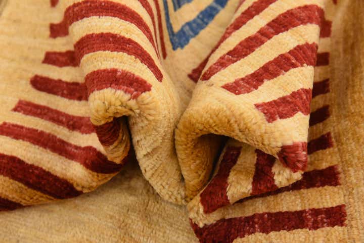 4' 5 x 6' 4 Hand Knotted Modern Ziegler Rug