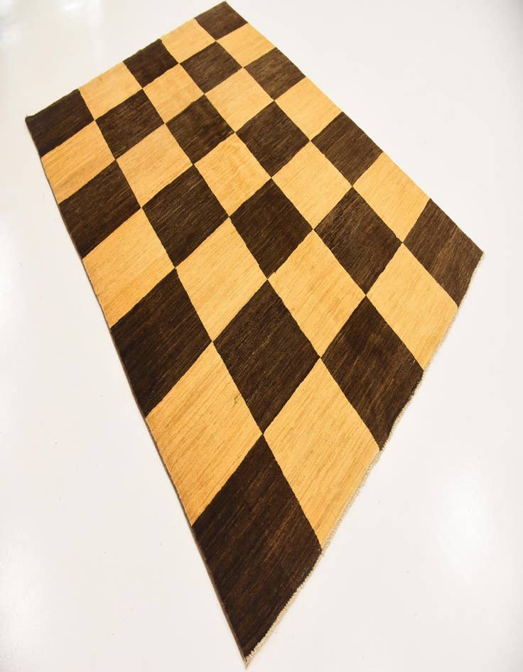 Detail image of 5' x 7'  Hand Knotted Modern Ziegler Rug