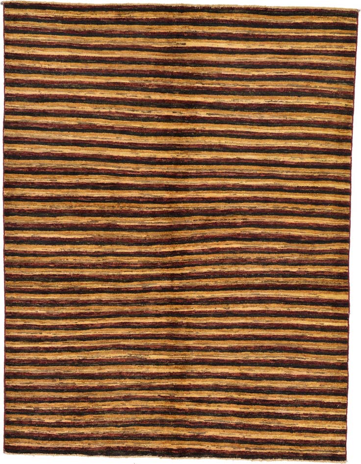 Detail image of 4' 10 x 6' 8 Hand Knotted Modern Ziegler Rug