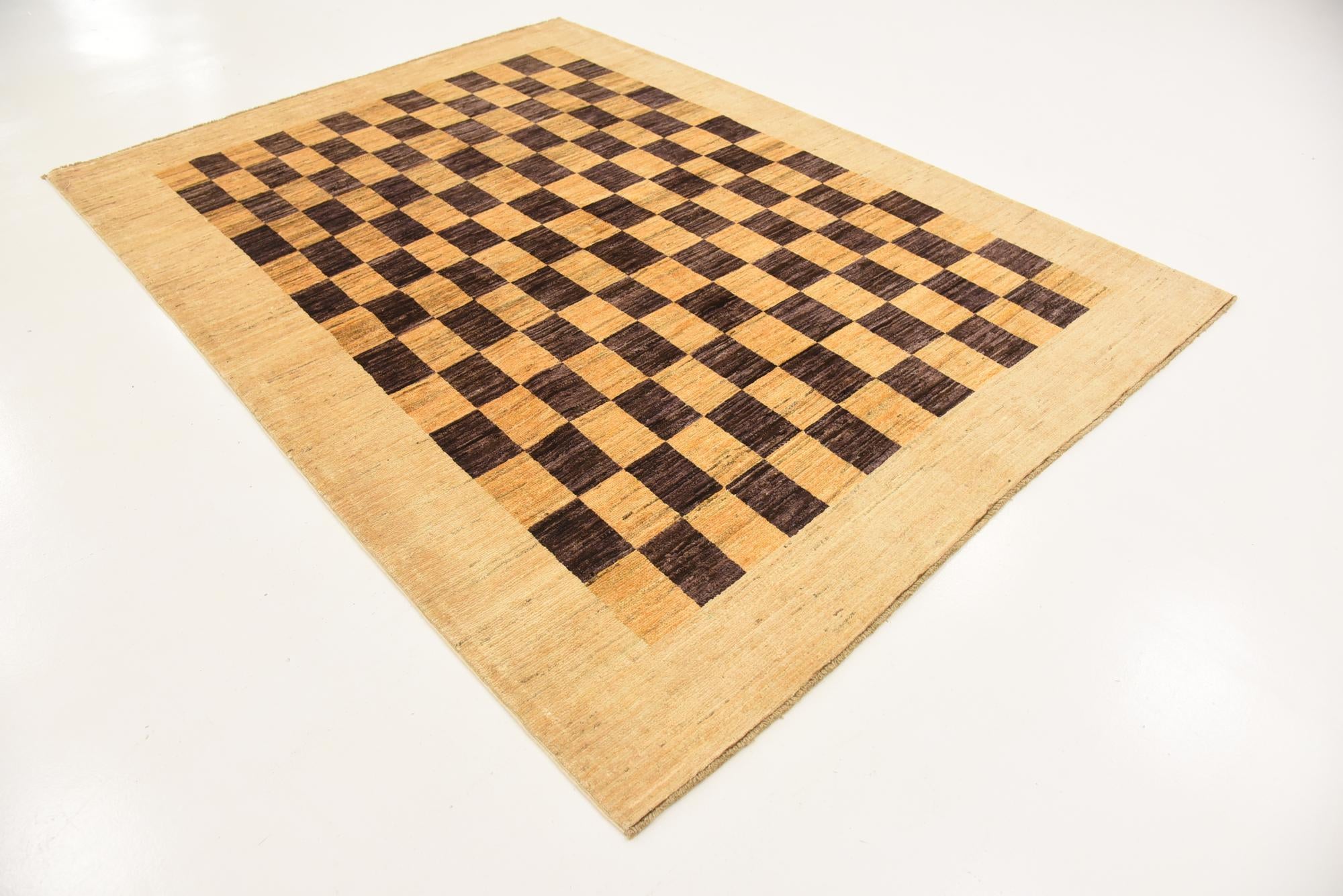 5' 8 x 7' 9 Hand Knotted Modern Ziegler Rug