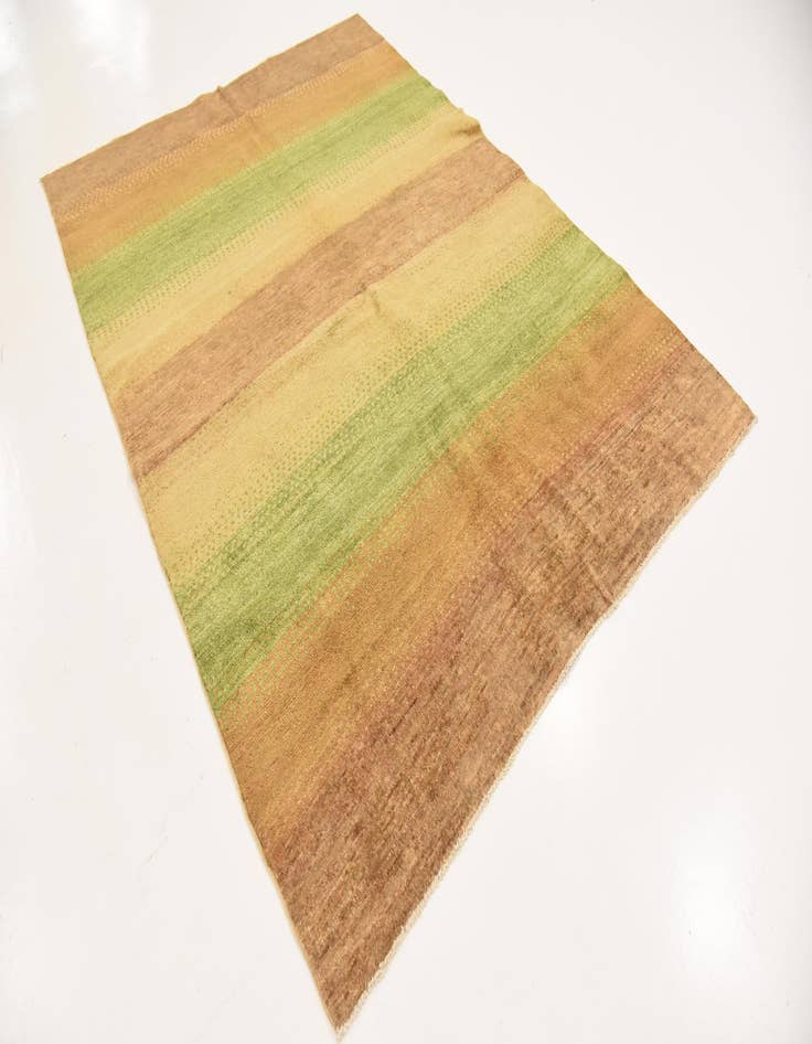 Detail image of 5' 4 x 7' 4  Hand Knotted Modern Ziegler Rug