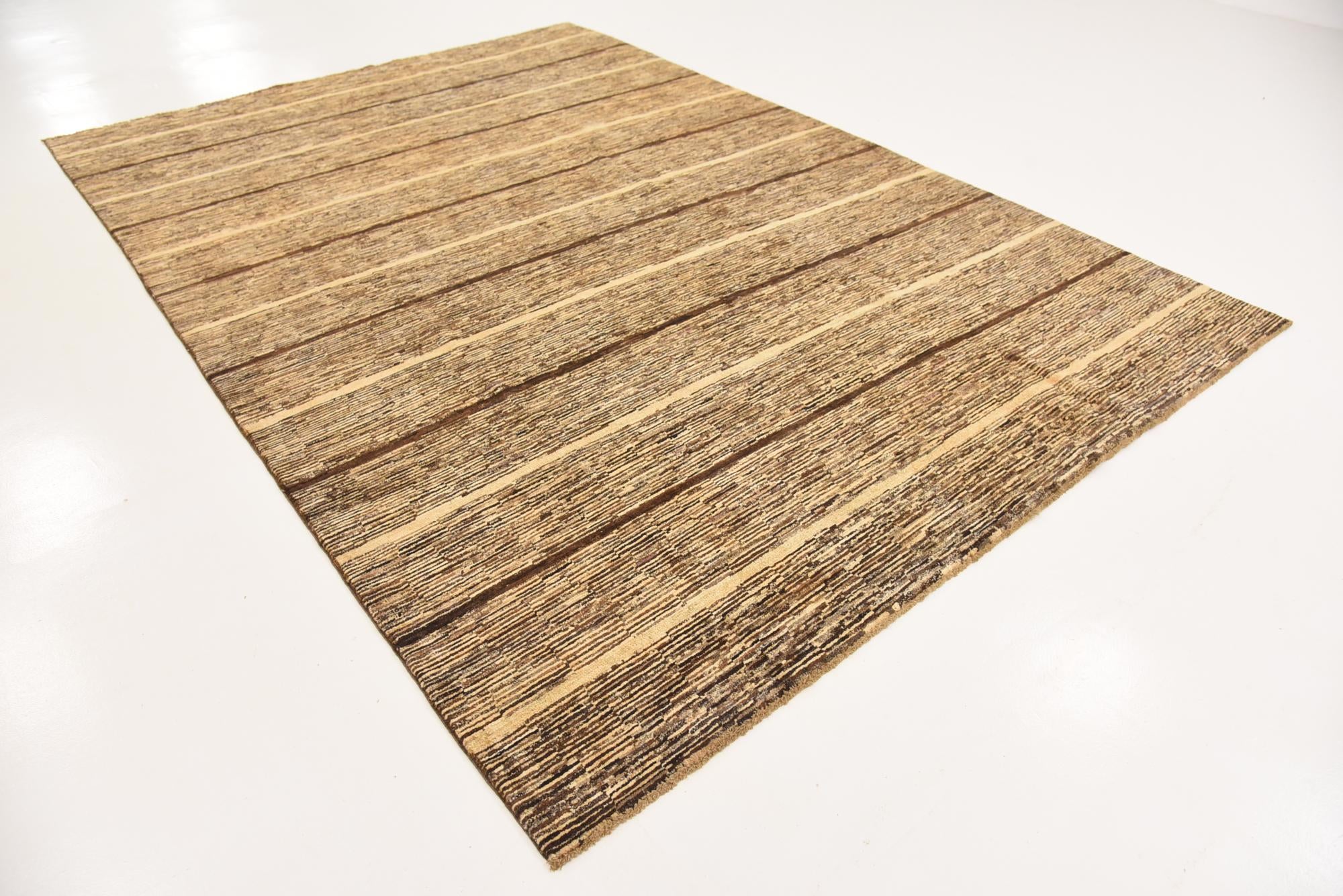 6' 8 x 9' 6 Hand Knotted Modern Ziegler Rug