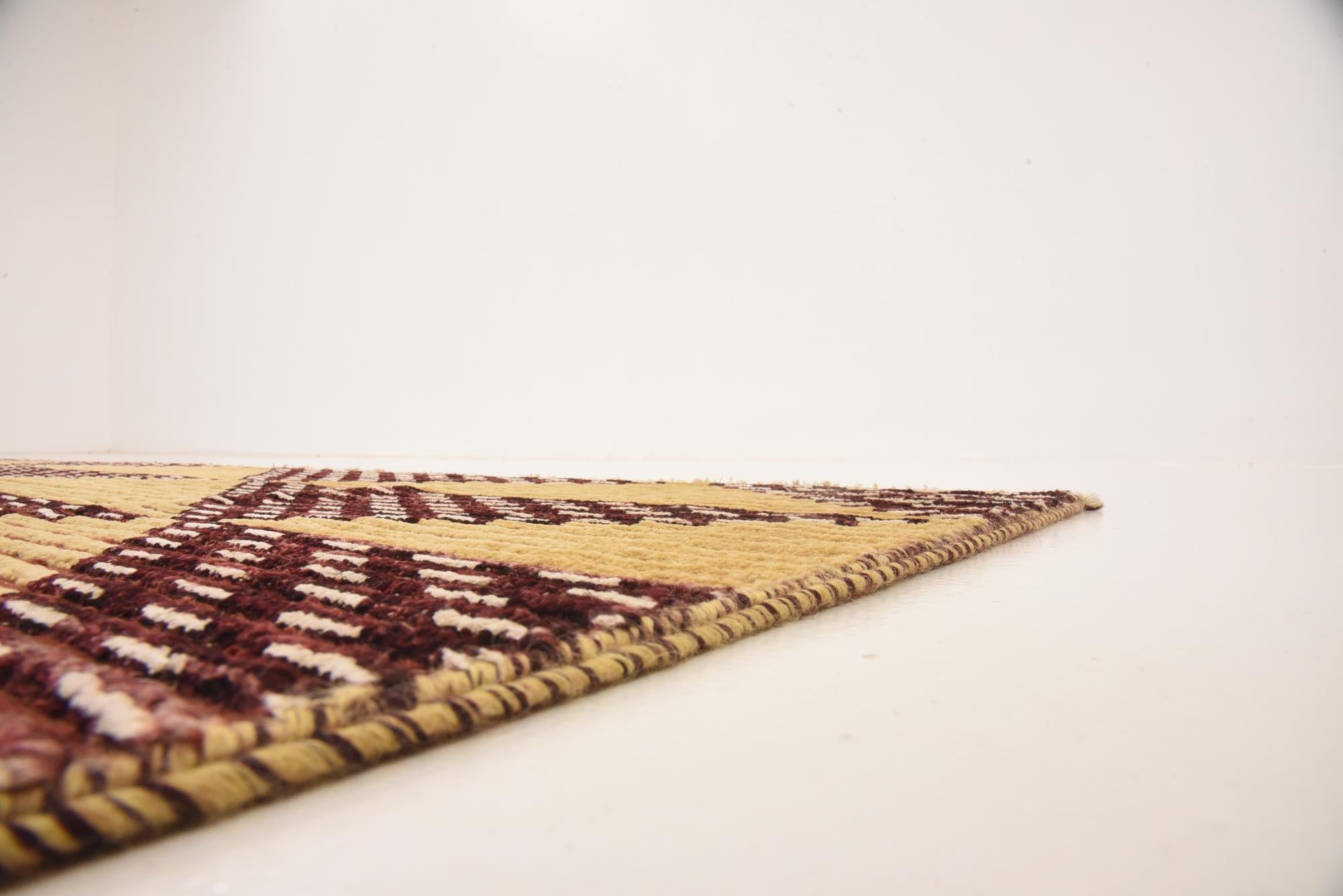 6' 5 x 9' 6 Hand Knotted Modern Ziegler Rug