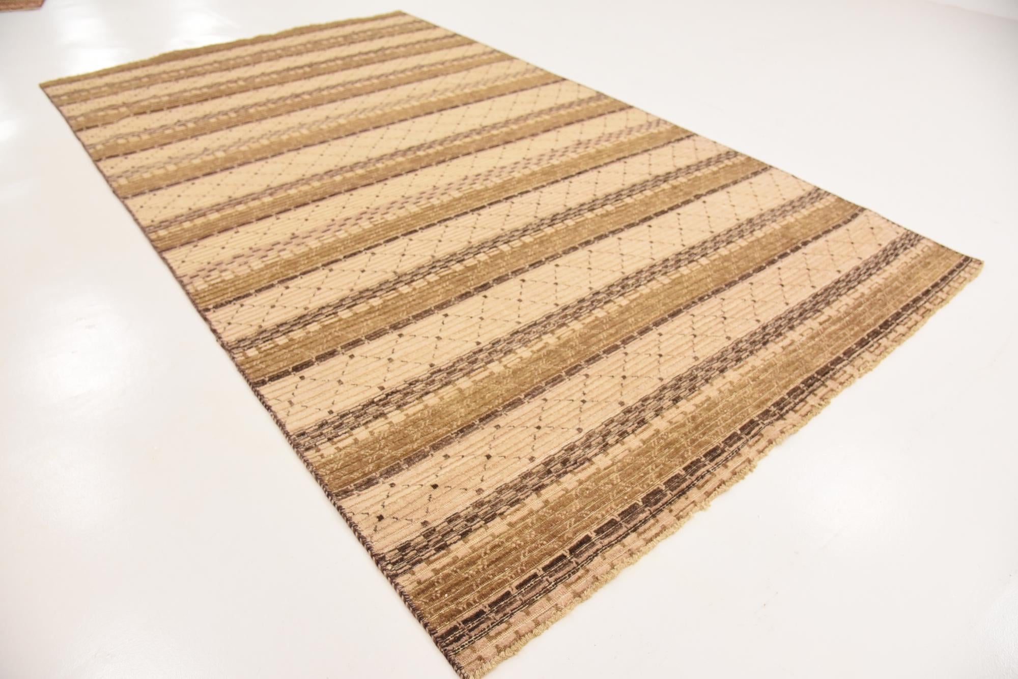 6' 3 x 10' 9 Hand Knotted Modern Ziegler Rug
