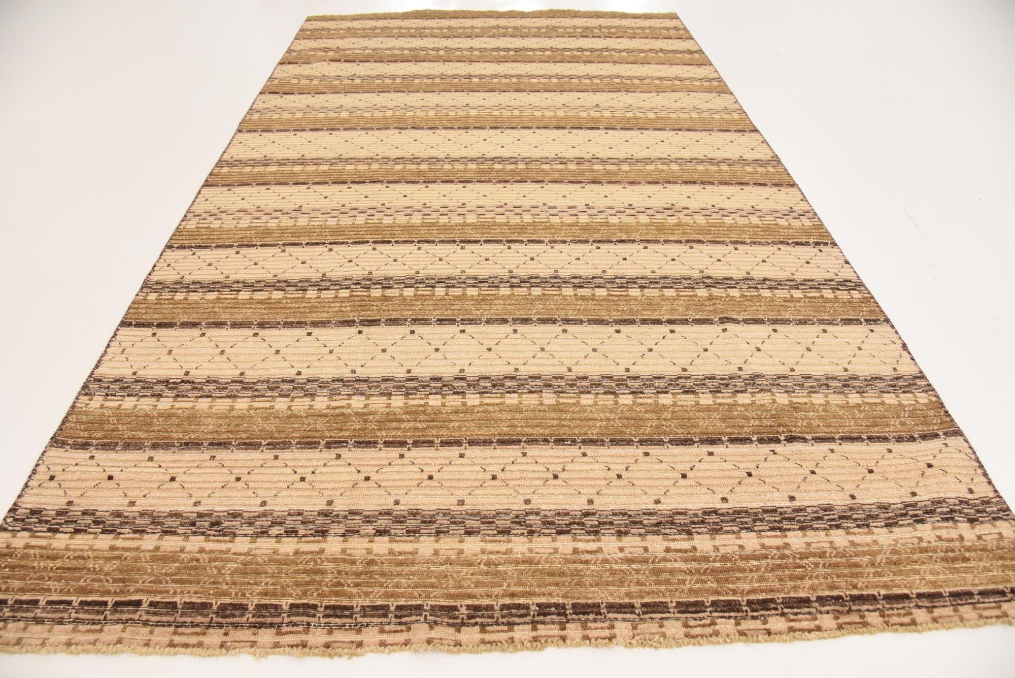 6' 3 x 10' 9 Hand Knotted Modern Ziegler Rug
