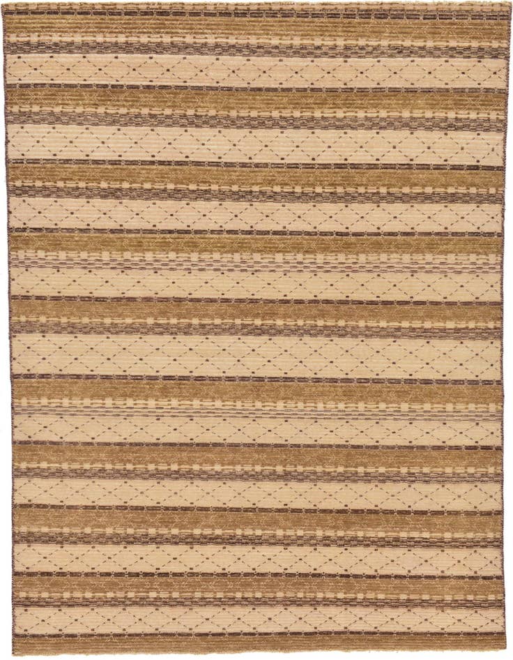Detail image of 6' 3 x 10' 9 Hand Knotted Modern Ziegler Rug