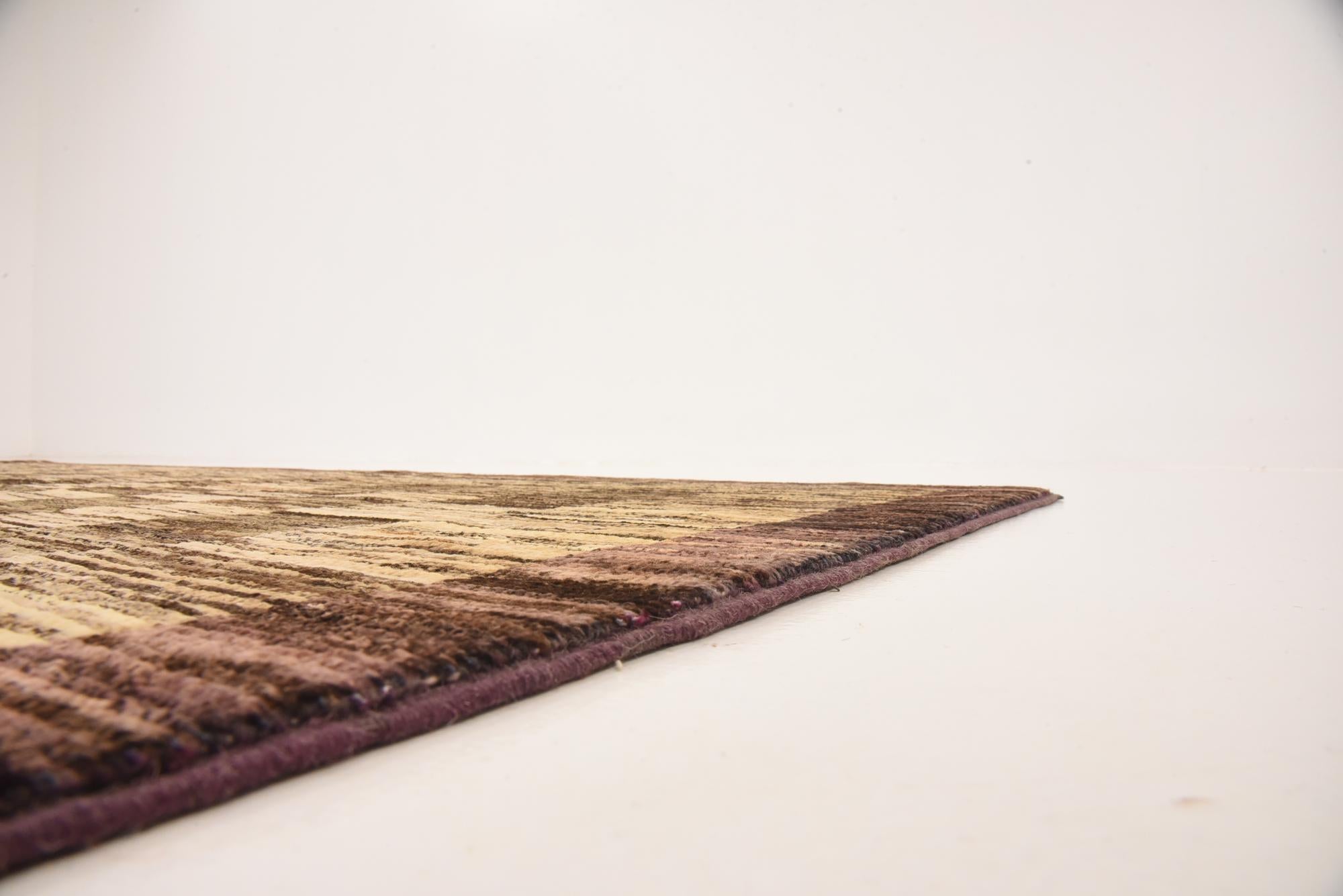6' 8 x 9' 6 Hand Knotted Modern Ziegler Rug