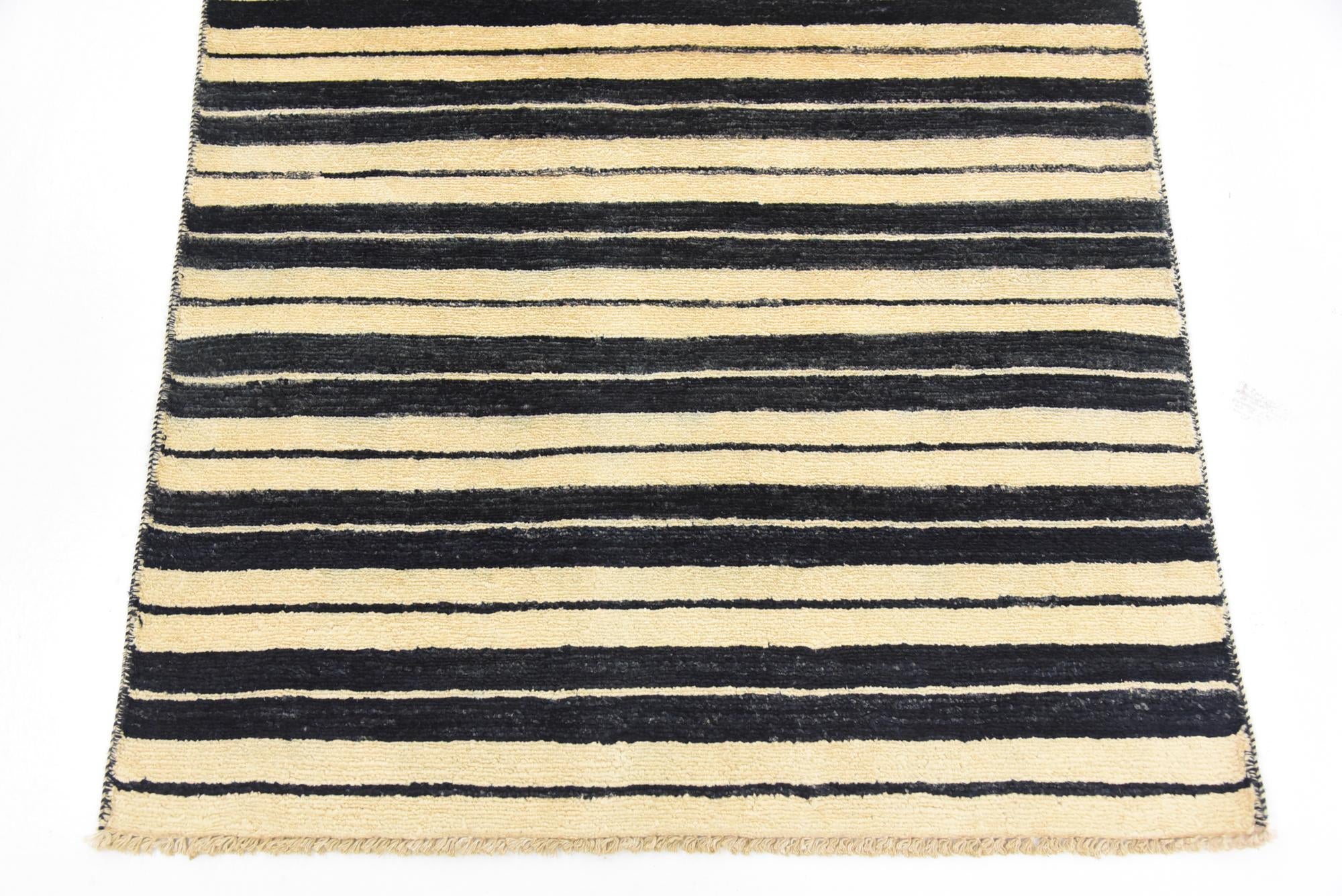 3' x 4' 10 Hand Knotted Modern Ziegler Rug